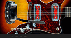 Desktop Screenshot of musicpickups.com